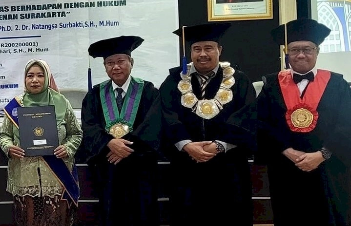 Surakarta Daily | Kaji Perlindungan Hukum Bagi Penyandang Disabilitas, UMS Kukuhkan Siti Kasiyati sebagai Doktor