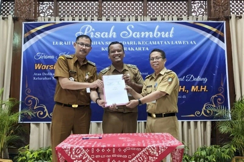 Surakarta Daily | Pisah-Sambut Lurah Sriwedari, Hanif Assabib Rosyid Fokus Program Strategis Berdampak